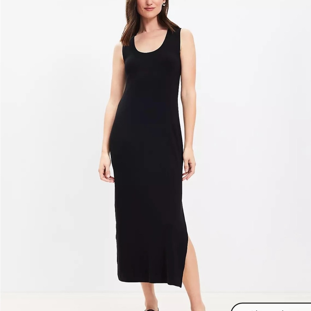 Perfect Ribbed Tank Maxi Dress Casual Everyday Wear size Medium